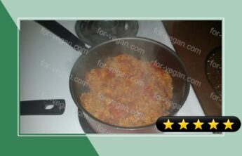 Spicy yellow rice with diced tomatoes recipe