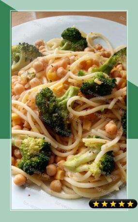Vickys Chickpea & Broccoli Spaghetti recipe