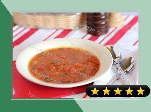 Fresh Tomato Basil Soup recipe