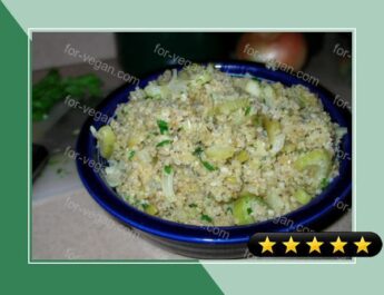 Bulgur Stuffing With Celery, Apples and Sage recipe