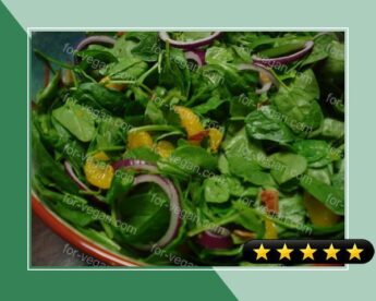 Spinach Mandarin Orange Salad recipe