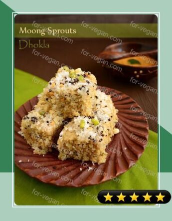 Moong Sprouts Dhokla recipe