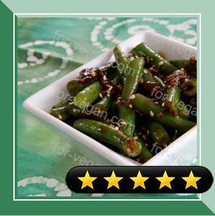 Fresh Green Beans with Heaven Sauce recipe