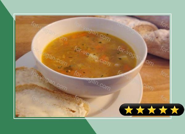 Vegetarian White Bean Soup recipe