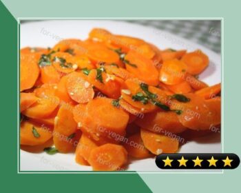 Quick Carrots With Garlic & Basil recipe