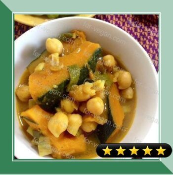 Easy Chickpea and Kabocha Squash Curry recipe