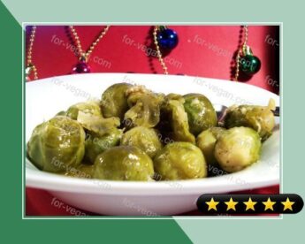 Baked Sweet & Sour Brussels Sprouts recipe