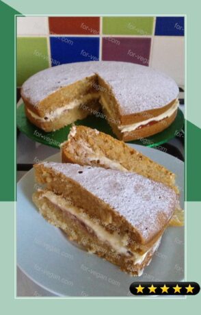 Vickys 'Free-From' Victoria Sponge Cake recipe