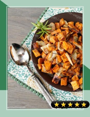 Roasted Sweet Potatoes and Onions recipe