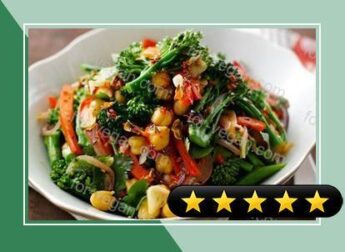 Salad of broccoli and chickpeas recipe recipe