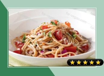 No-Cook Fresh Tomato Sauce with Pasta recipe