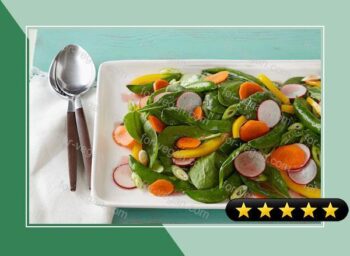 Spinach & Sugar Snap Pea Salad recipe
