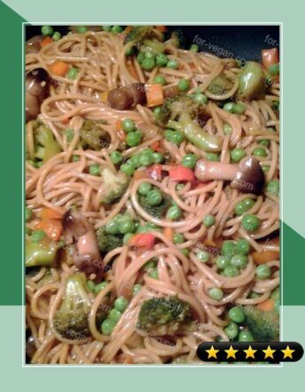 Vegetable Lo Mein and Vegetable Rice recipe