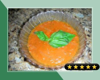 Roasted Tomato Soup With Basil recipe