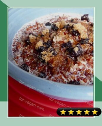 Raisin Spice Hot Cereal With Quinoa recipe