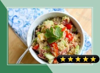 Cold Quinoa & Veggie Salad recipe