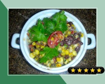 Grilled Corn, Tomato, and Jicama Salad recipe