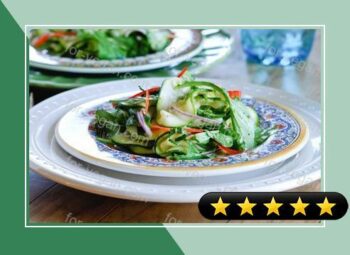 Zucchini Arugula Salad recipe
