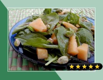 Cantaloupe Spinach Salad recipe