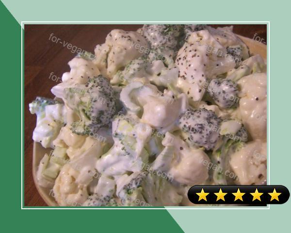 Cauliflower-n-Broccoli Salad recipe