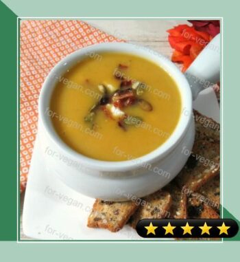 Creamy Butternut Squash Soup (Vegan) recipe