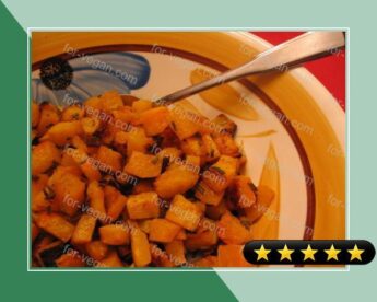 Roasted Butternut Squash With Lime and Rosemary recipe