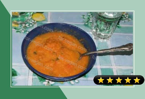 Carrot and Coriander Winter Soup recipe