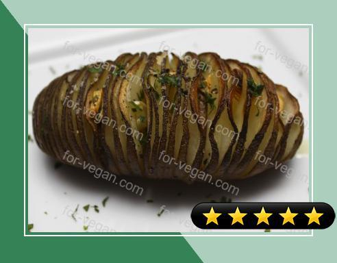 Garlic Hasselback Potatoes recipe