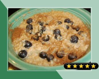Power Oatmeal With Blueberries and Flax recipe