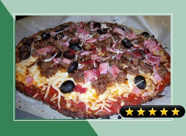 Low Carb Flax Pizza Crust recipe