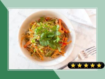 Vegan Much? Try This Kelp Noodle Pad Thai! recipe