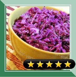 Tangy Warm Red Cabbage recipe