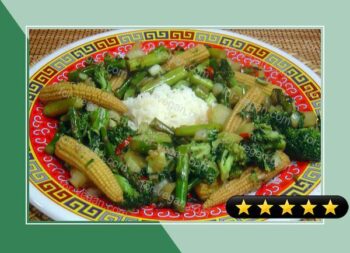Ken Hom's Stir Fried Mixed Vegetables recipe