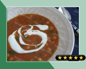 Red Lentil, Chickpea (Garbanzo) & Chili Soup recipe