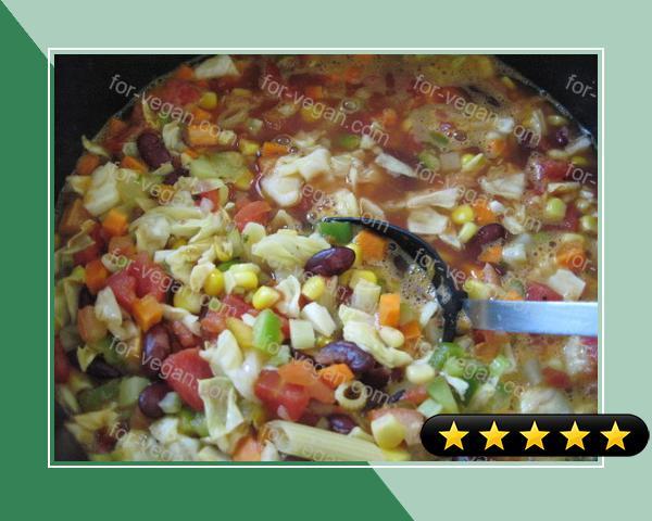 Family Favorite Healthy Minestrone Soup! recipe