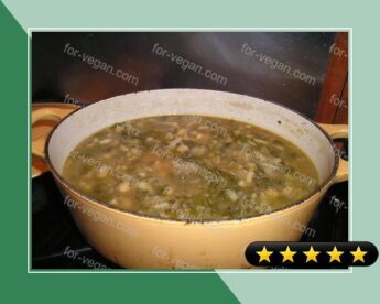 Portuguese Spinach & Chickpea Soup (Sopa De Grao) recipe
