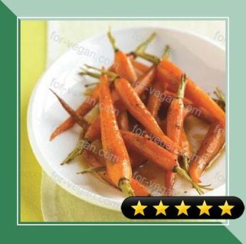 Orange-Roasted Baby Carrots with Honey recipe