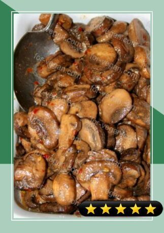 Grilled Spiced White Mushrooms recipe