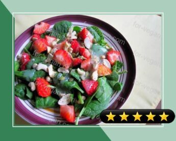 Strawberry and Cashew Poppyseed Salad recipe