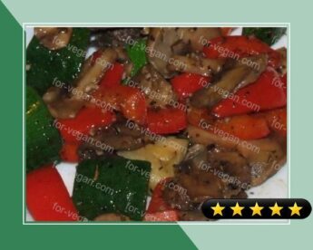 Grilled Herbed Mushroom Vegetable Medley recipe