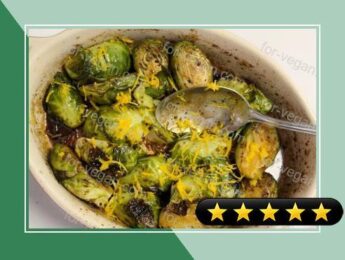 Roasted Brussels Sprouts with Orange Balsamic Glaze recipe