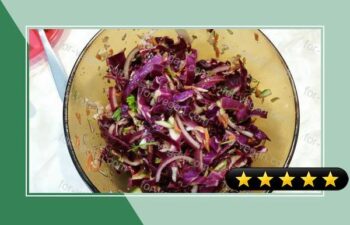Red cabbage slaw recipe