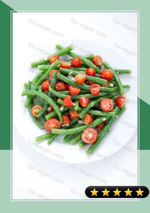 Green Bean & Tomato Salad with Lemon Dijon Vinaigrette recipe