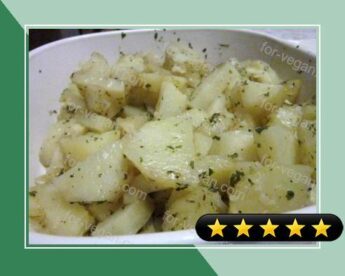 Steamed Potatoes with Parsley recipe