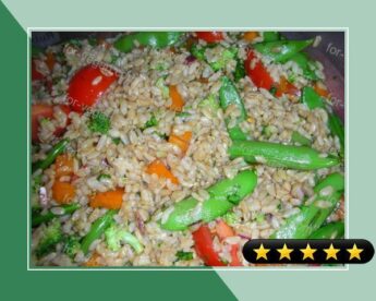 Chinese Rice Salad With Snow Peas recipe