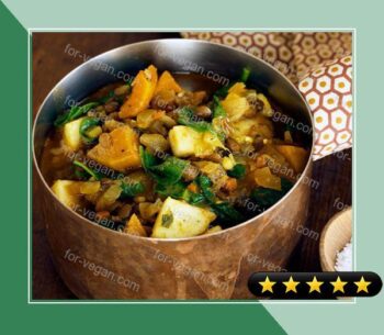 Curried Lentil, Squash and Apple Stew recipe