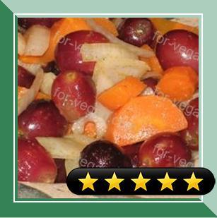 Roasted Grapes and Carrots recipe