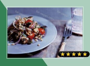 Mediterranean Eggplant and Barley Salad recipe