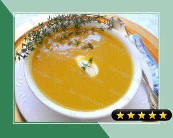 Pumpkin/Squash Soup With Garlic and Thyme recipe