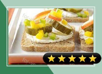 Pickle Rye Toppers recipe
